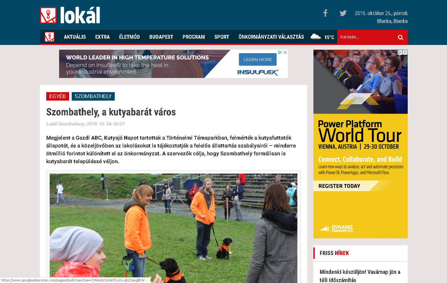 Lokál - Szombathely, kutyabarát város Lokál - Szombathely, kutyabarát város