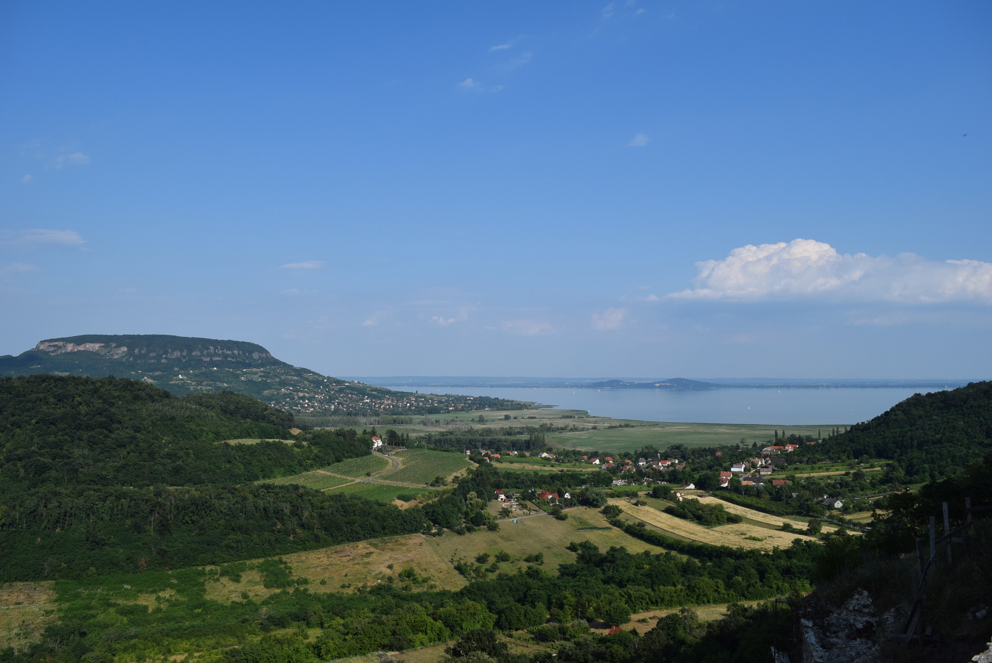 A gyönyörű balatoni táj