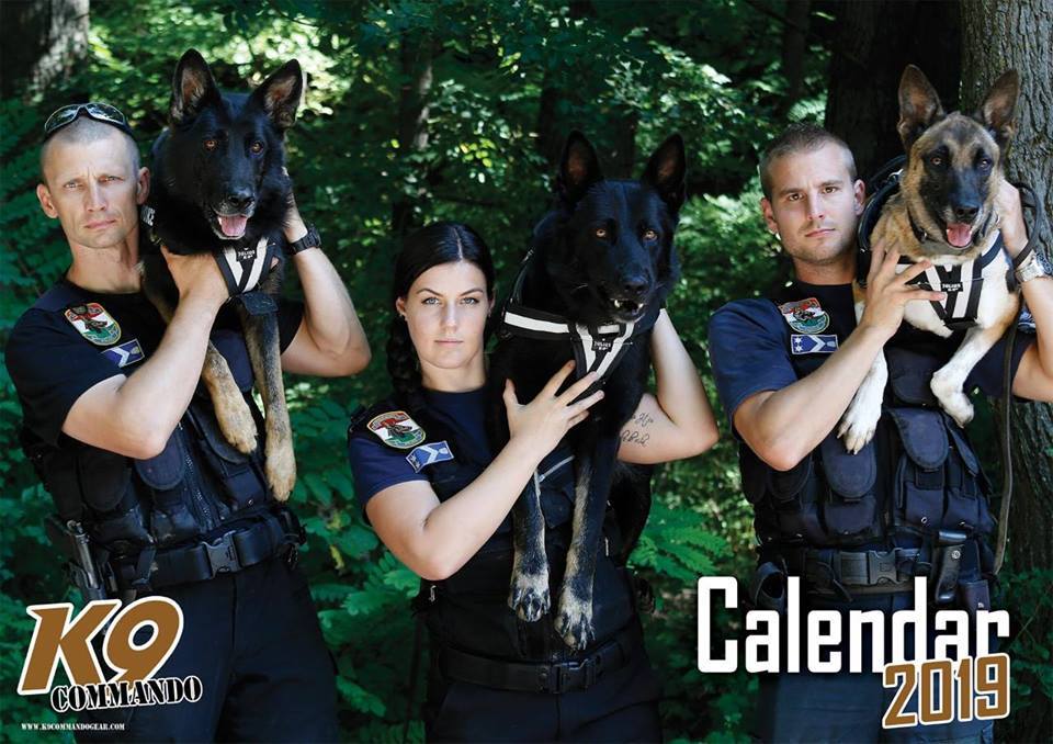 Kovács Violetta K9 Commando naptár 2019