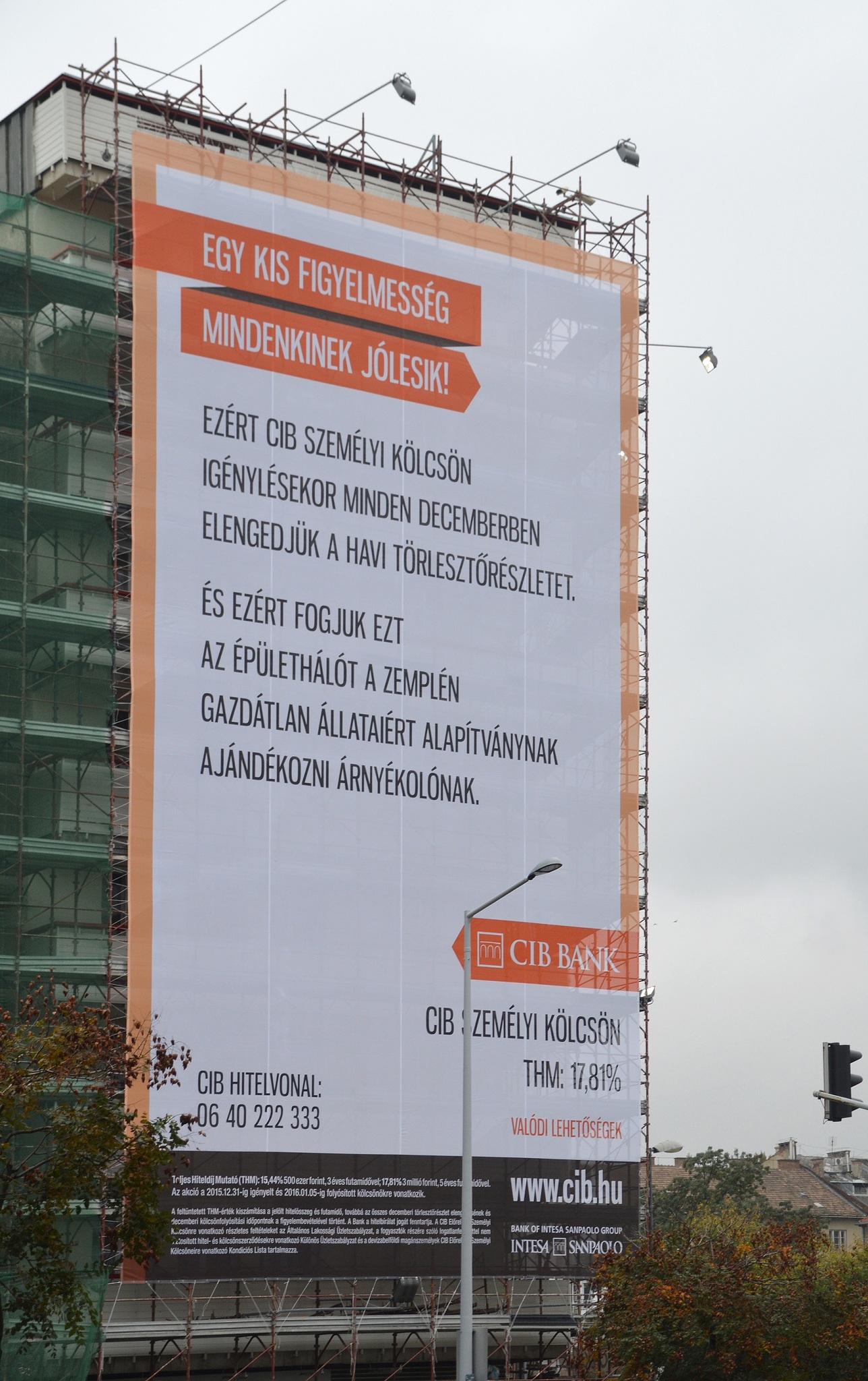 Ezt az épülethálót kapja meg a Zemplén Gazdátlan Állataiért Alapítvány