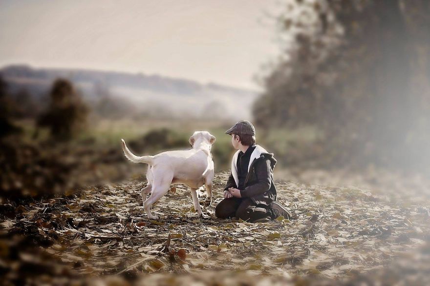 Egy kisfiú és a kutyája 1
