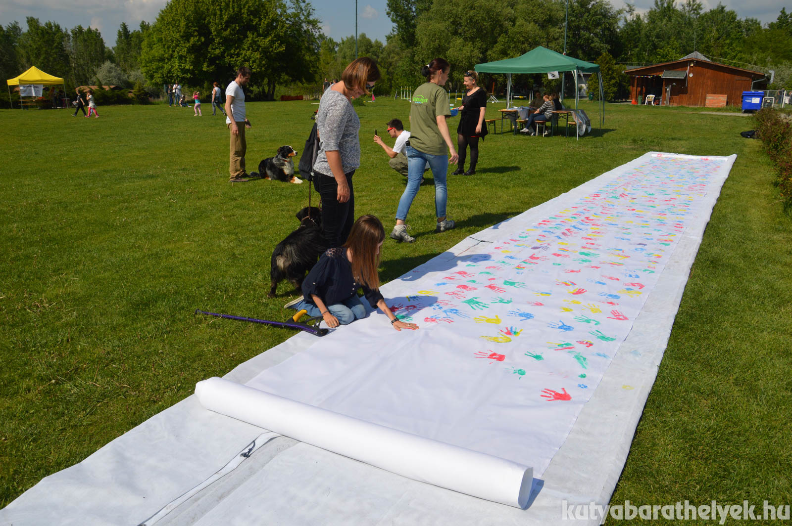 A vászonra  közel ezer nyomat került