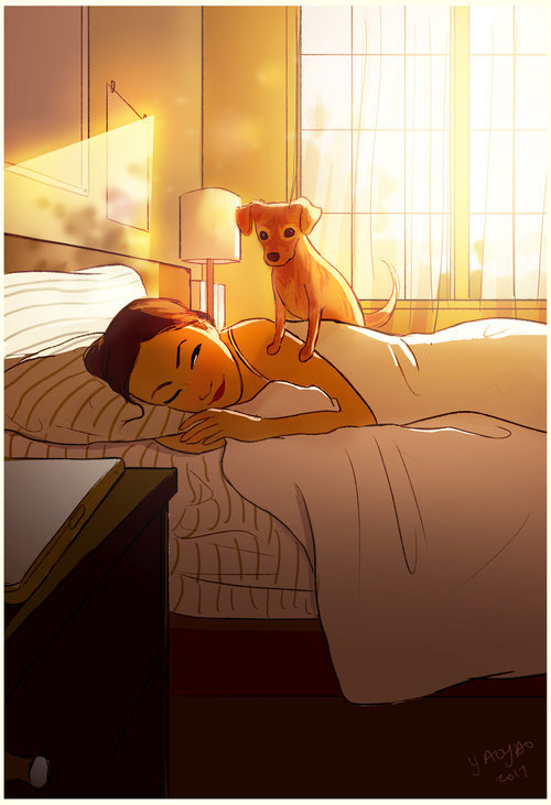 Tudom ám, hogy ébren vagy, Gazdi! 