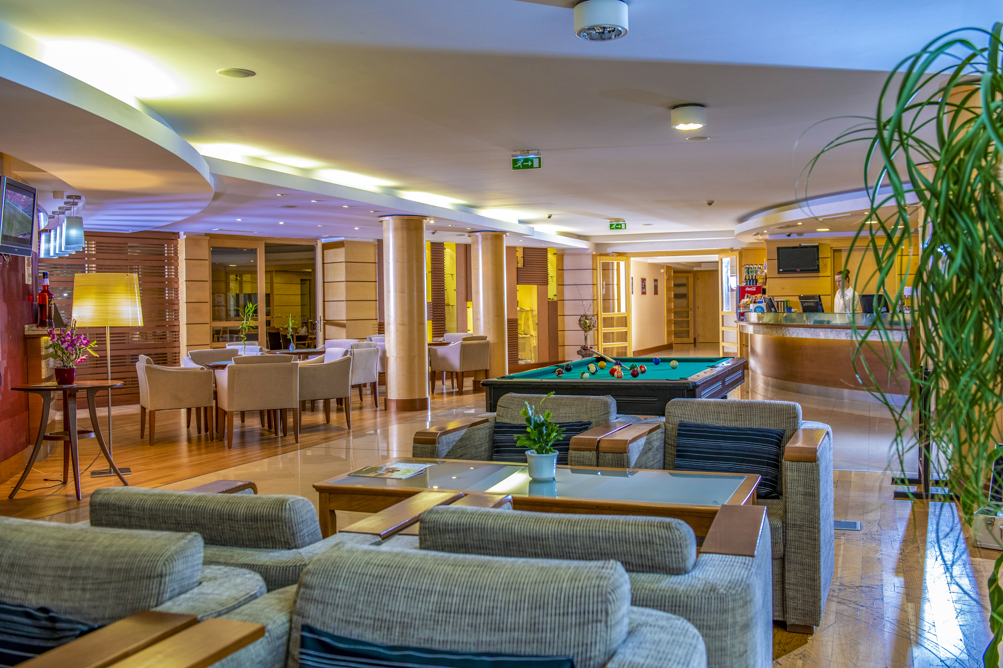 A kutyabarát Dráva Hotel hallja