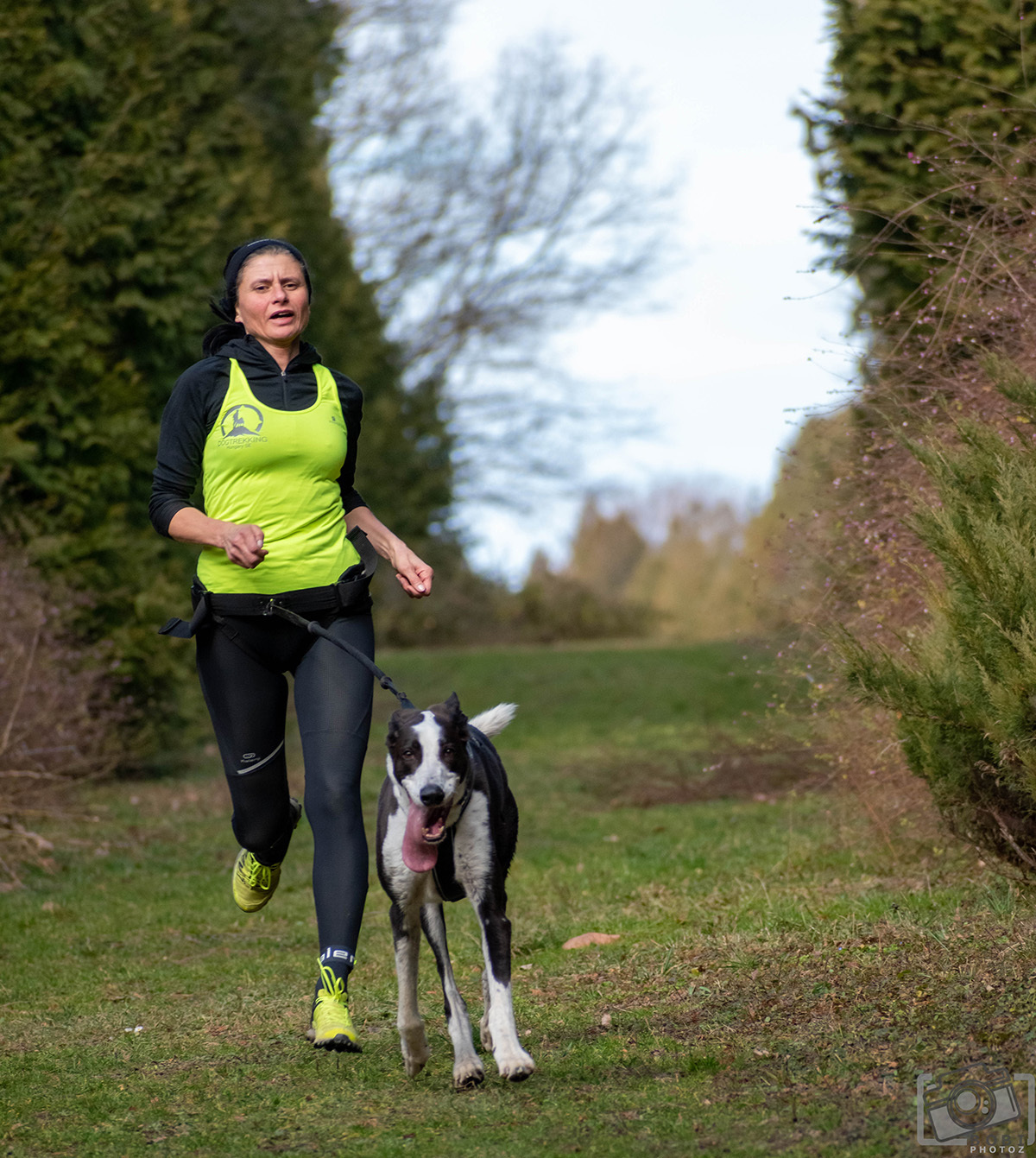 Canicross-osok számára is izgalmas volt a szombati edzés