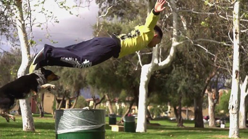 Jumpy és Alex, akikre mintha nem hatna a gravitáció