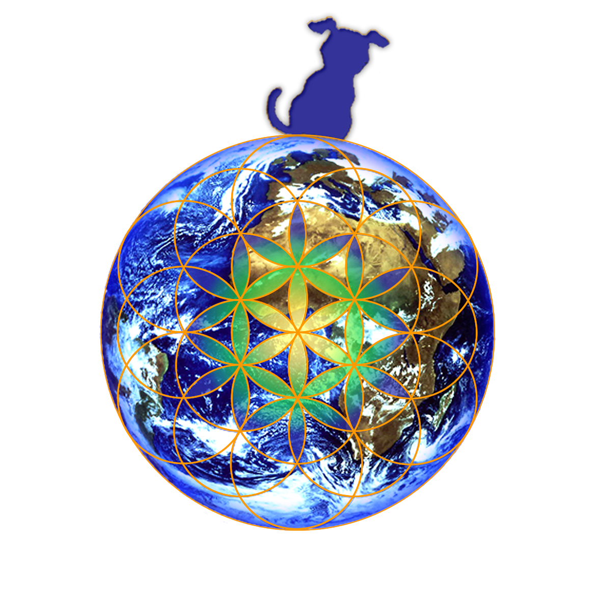 Az alapítvány logójában a földgolyó tetején csücsülő kutyus is az elérni kívánt jóllétet őrzi és jelképezi.