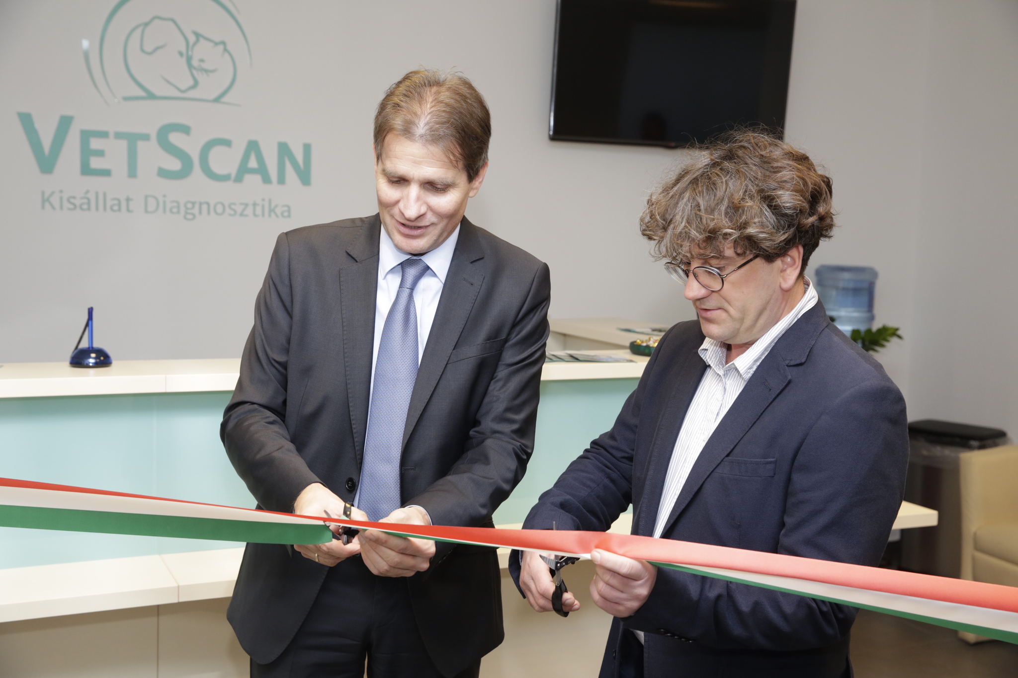 Leitner György és dr. Kerekes Zoltán a megnyitón