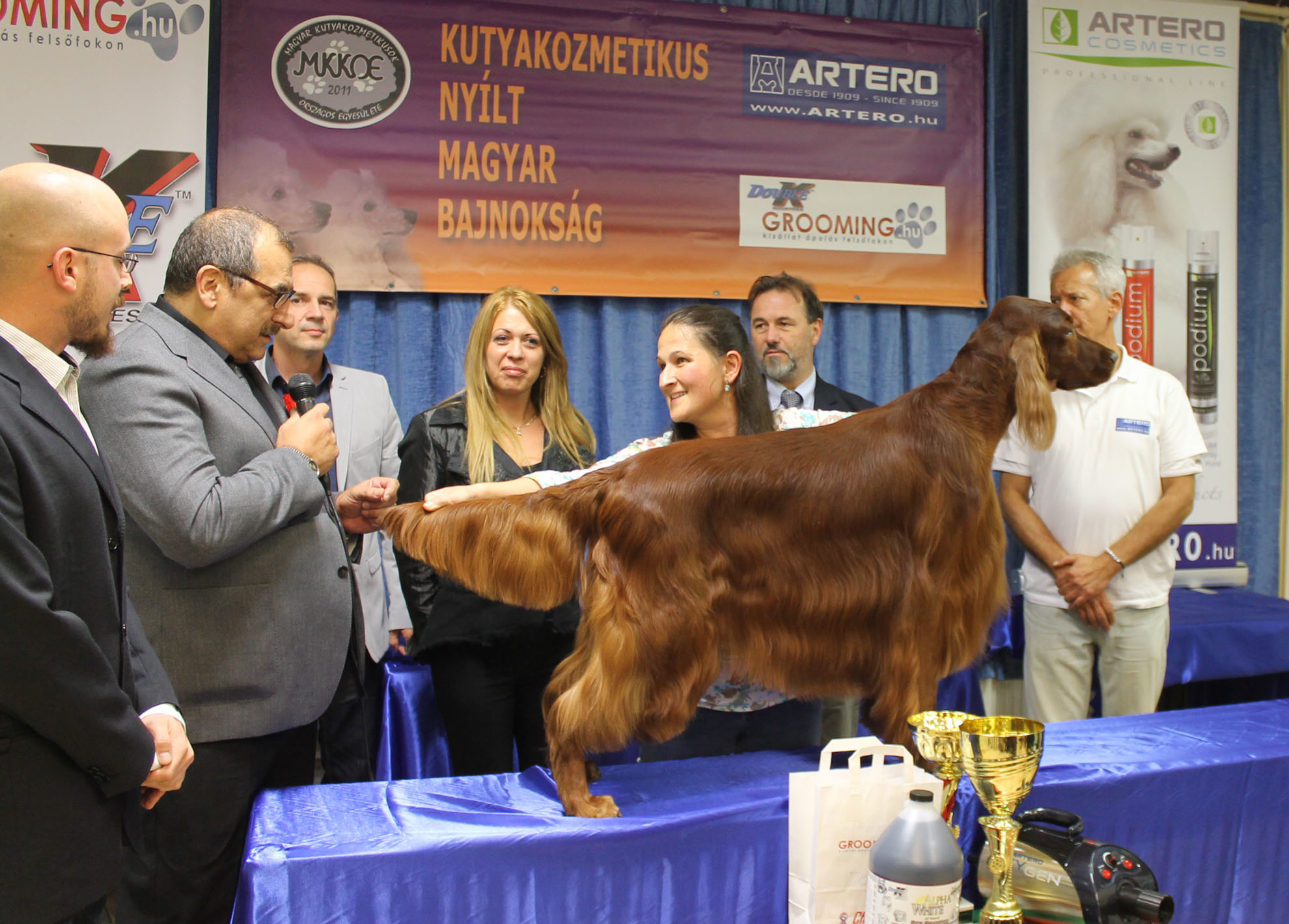 Locskay Gabriella lett a Magyar KUTYAkozmetikus Bajnok 2016-ban