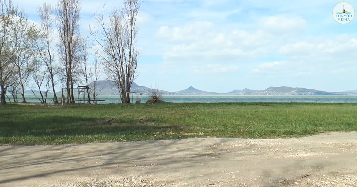 Az első balatoni kutyabarát strand területe 
