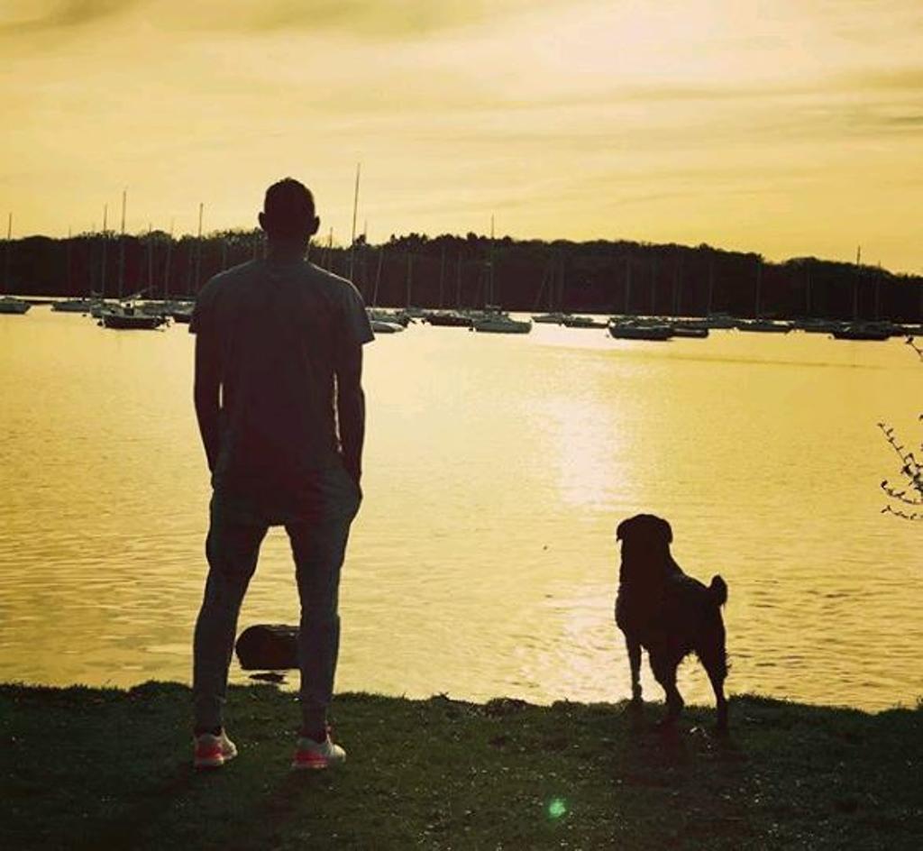 Emiliano Sala és kutyája, Nala nagyon közeli barátok voltak