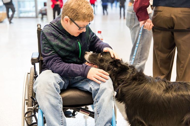 Stevie fontos feladatot lát el egy klinikán - köszönti a pácienseket