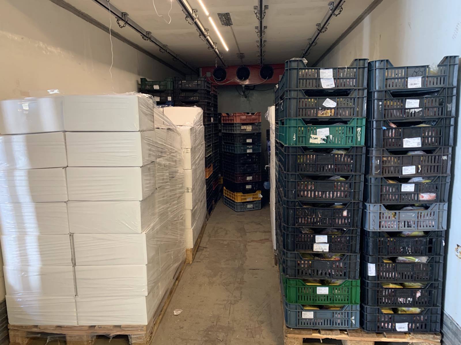 A Minőségi Barf fagyasztókamrájában várják a termékek a kiszállítást