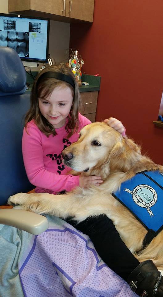 Hála a kutyának, a gyerekek már nem félnek a fogorvosnál