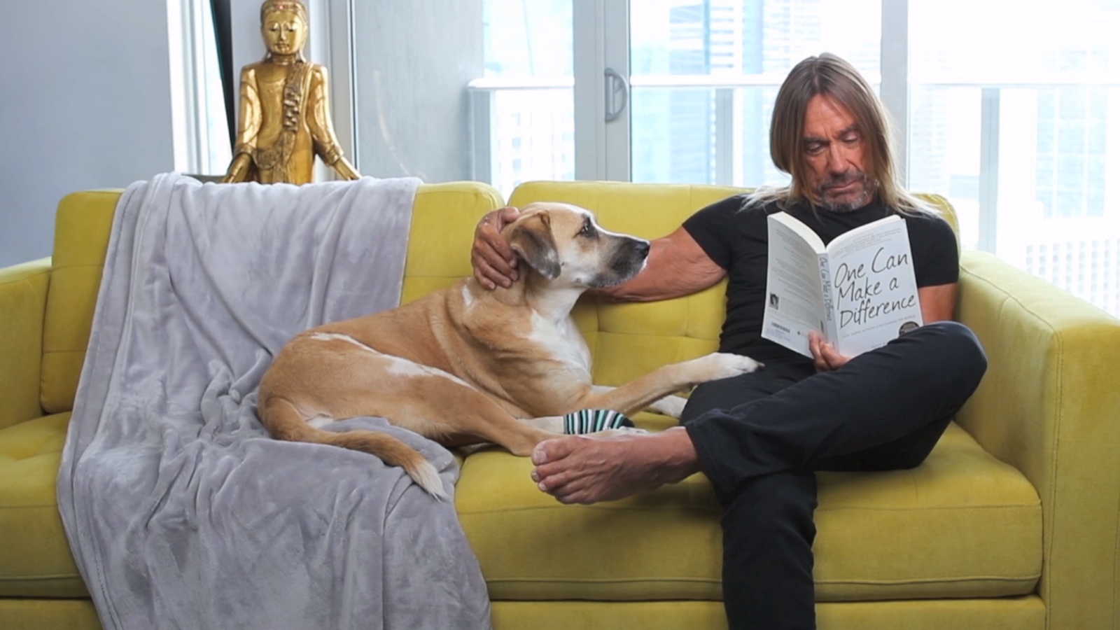 Iggy Pop és kutyája Iggy Pop és kutyája