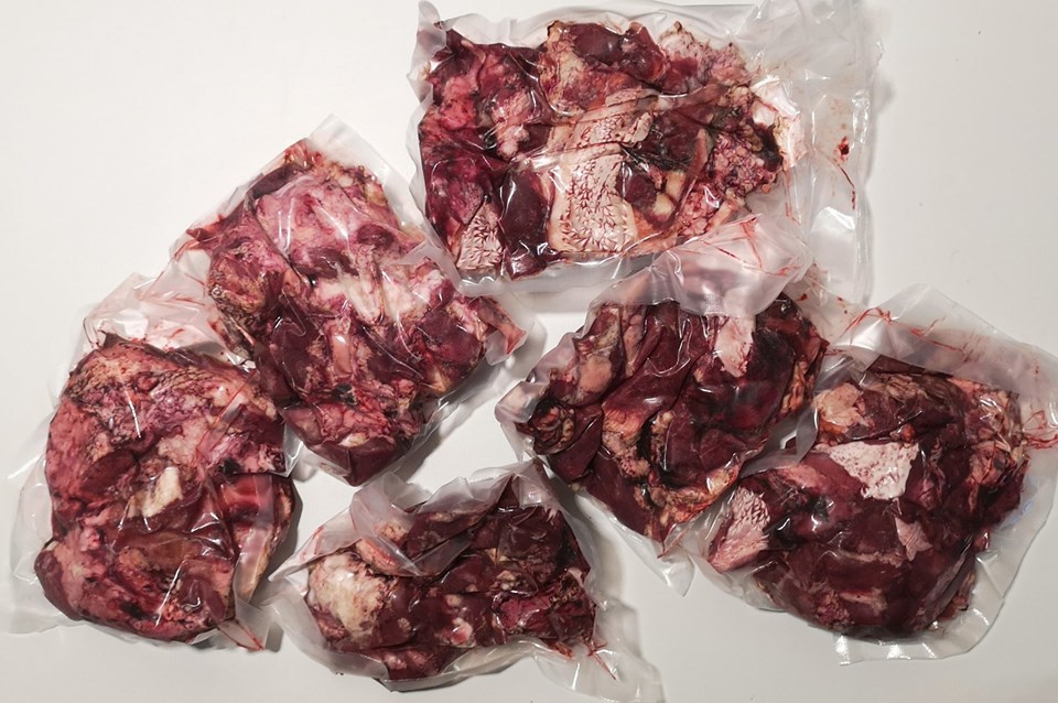 Nyers hús csomagolva - Barf