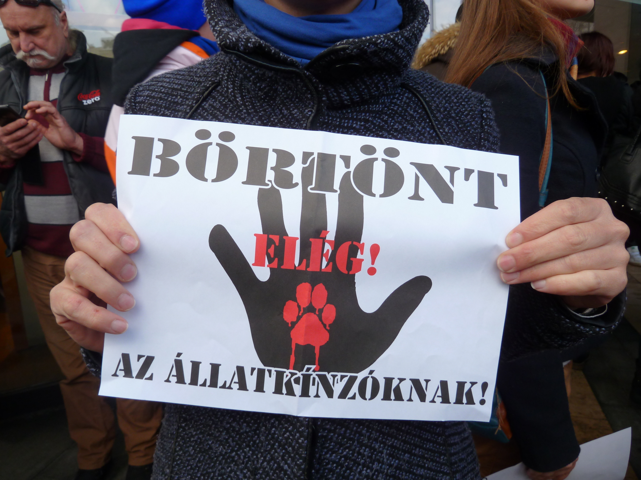 Kék sál, közös szlogen