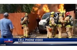 Lángoló házba rohant be a férfi, hogy kimentse kutyáját