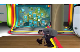 Tacskó zavarta meg az időjárás-jelentést az RTL Klubon