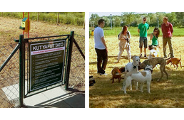 Birtokba vették a kutyák Pécs legújabb kutyafuttatóját