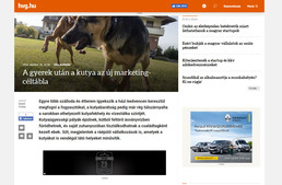 HVG - A gyerek után a kutya az új marketing-céltábla HVG - A gyerek után a kutya az új marketing-céltábla